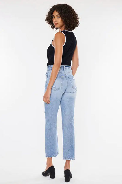 Retro Vibes: KanCan High-Rise 90s Boyfriend Jeans | Marvis - Marvis