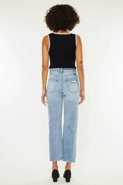 Retro Vibes: KanCan High-Rise 90s Boyfriend Jeans | Marvis - Marvis